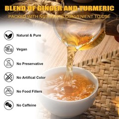 Turmeric Ginger Cinnamon Tea 120 Bags Vegan No Sugar Caffeine Gluten Free