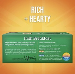 Twinings of London Irish Breakfast Black Tea Bags, 100 Count Box 12/10/2028