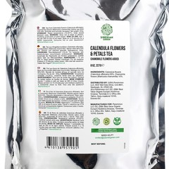 Siberian Green Calendula Flowers Petals Tea 227g (8 oz) Dried Marigold Altai