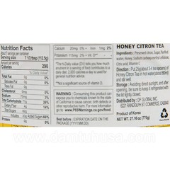 DAMTUH Honey Korean Citron Marmalade Tea 1.7lbs x 1 Bottle, Herbal Tea