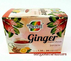 2 Packs TE de JENGIBRE / GINGER TEA BLEND 50 Bags Therbal Made in Mexico