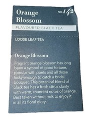 Whittard Tea Orange Blossom Loose Leaf 100g 3.53 oz Organic