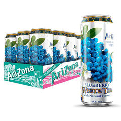 AriZona Blueberry White Tea – Big Can, 22 Fl Oz (Pack of 12)