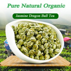 Pure Organic Green Tea Loose Leaf Chinese King Grade Jasmine Dragon Ball Tea
