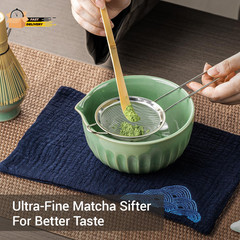 Matcha Whisk Set, Matcha Kit Includes Ceramic Matcha Bowl, 7 Pcs Matcha Tea Gre