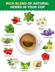Set of 3 Herbal Teas, Tea Bulk, non-gmo, USA seller, free shipping, 0 sugar