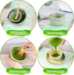 Seven-Piece Matcha Tea Set ~ Lovely Boxed Utensil Set ~ Great Gift Idea!