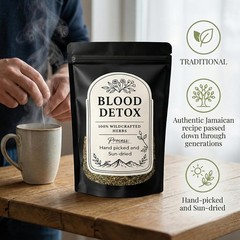 blood detox tea Jamalca, with Lotus Flower Flagweed, Cinnamon,Free Shipping