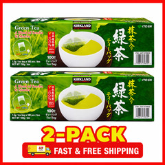 2-Pack Kirkland Signature Green Tea Bags, 1.5 g, 100-count