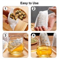 500pcs Tea Filter Bags Disposable Empty Tea Bags Tea Infusers Bag for Loose Leaf