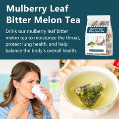 Mulberry Leaf Bitter Melon Tea Help Maintain Healthy Blood Sugar Levels 30 Packs