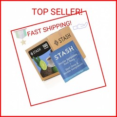 Stash Tea Double Bergamot Earl Grey Black Tea, Box of 100 Tea Bags
