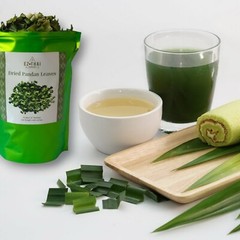 Green Dried Pandan Leaves 1oz Natural Herbal Tea Authentic Thai Flavor and Aroma