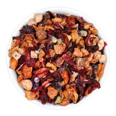 Blueberry Muffin Hibiscus Fruit Tea – Herbal Loose Leaf Tisane – Fusion Teas