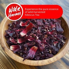 Dried Hibiscus Flower Tea,Hibiscus Tea Blend for Iced Tea,Agua de Jamaica 75bags