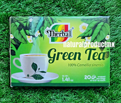 5 Packs GREEN TEA Camellia Sinensis TE VERDE 100 bags Therbal Made in Mexico