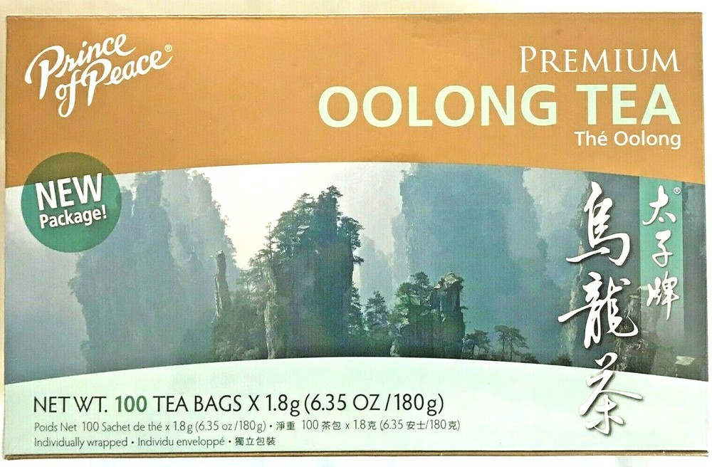 Prince of Peace Premium Oolong Tea 6.35Oz/180g – 100 Tea Bags x 1.8g