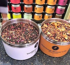 🍓 NEW TEAVANA 🍓 4 OZ YOUTHBERRY & WILD ORANGE 🍊BLOSSOM BLENDED SEALED TEA BAG