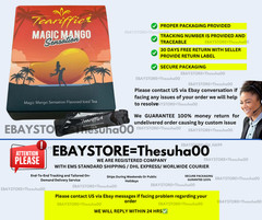 Teariffic Magic Mango Sensation Sexual Men Herb Energy Coffee 1 Box (12 Sachets)