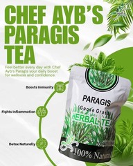 Chef Ayb’s Paragis Herbal Tea 100% Natural Caffeine-Free 2g x 10 Sachets