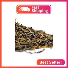 Teavivre Premium Golden Monkey Black Tea Loose Leaf Chinese Black Tea – 3.5oz /