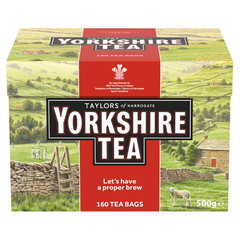 Yorkshire Tea, Red, Black Tea, Pillow Tea Bags, 240 Count (Pack of 1), Refreshin