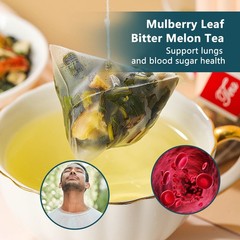 Mulberry Leaf Bitter Melon Tea Help Maintain Healthy Blood Sugar Levels 30 Packs