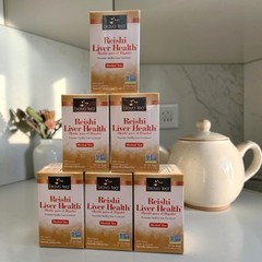Bravo Tea Reishi Liver Health Herbal Tea Caffeine Free 20 ct 6 Boxes BB 06/2028
