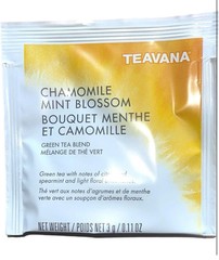 Starbucks Teavana Chamomile Mint Blossom Herbal 100 Tea Sachets (3 Month Supply)