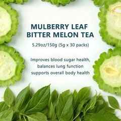 Mulberry Leaf Bitter Melon Tea Helps Maintain Healthy Blood Sugar Levels 150g