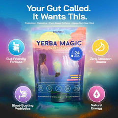 Yerba Magic Instant Tea – Boost Energy & Focus – Assorted Flavors, 30ct