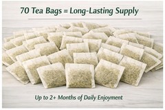 Premium Parsley Tea Bags 70 Counta Natural Parsley Leaf Tea for Kidney & Urin…
