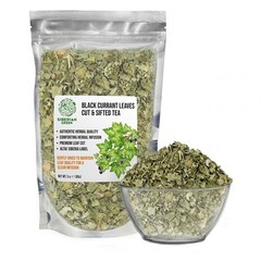 Black Currant Leaf Tea Loose Leaf Wild-Grown Ribes Nigrum Herbal Tea 3 oz