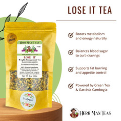 Best WEIGHT LOSS TEA: improves Metabolism; fat burning and inhibits appetite