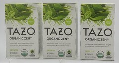Lot of 3 TAZO Organic Zen Green Tea 48 Bags Caffeinated BB 05/2027 Sealed