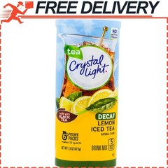 Crystal Light SugarFree Decaffeinated Lemon Iced Tea Naturally Flavored 6ct
