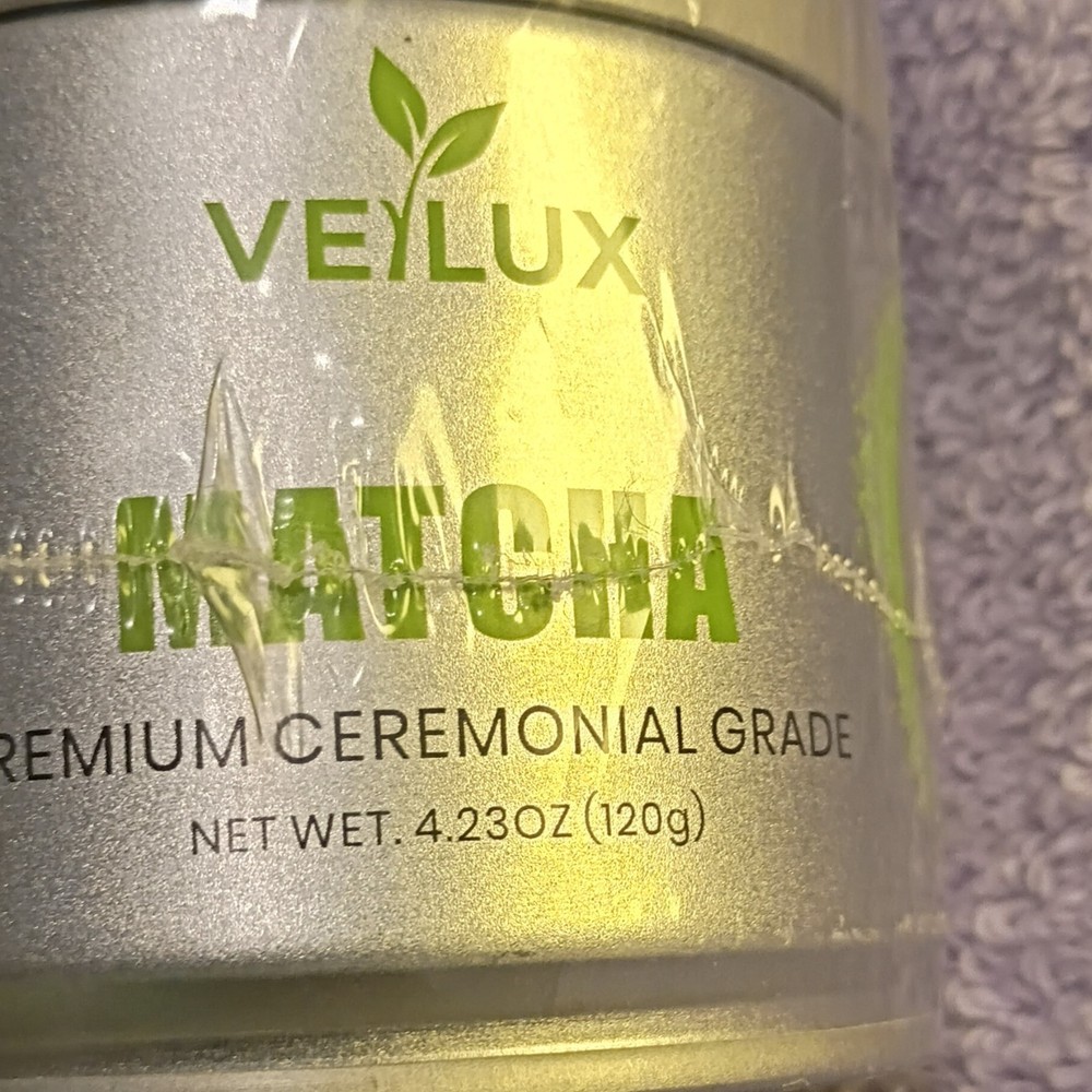 VEILUX Premium Ceremonial Grade Matcha Tea & Infusion Powder 120g Tin