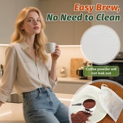 300-Count Empty Tea Bags with Drawstring, 3.54×2.75 Inch Fillable Sachets