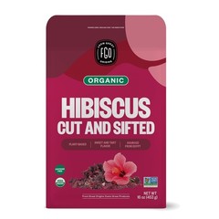 Organic Hibiscus Flowers, 16oz Bag – Egyptian Cut