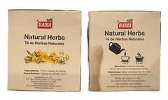 50 Bags Badia Natural/Herbs/Tea/Te/para/adelgazar/estreñimiento/Laxante