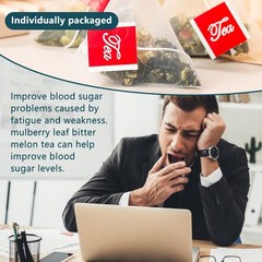 Mulberry Leaf Bitter Melon Tea Helps Maintain Healthy Blood Sugar Levels 150g