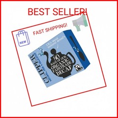 Clipper Tea, Organic Decaf, Plant-Based, Decaffeinated Black Tea, Great Over Ice