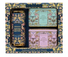 New English Teas Fine English Breakfast Tea & Biscuits Gift Set | British Pantry