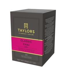 Classic Chai Black Tea Bags – Spiced, Aromatic & Carbon Neutral, 20 Count