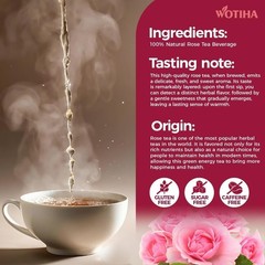 4.23oz/120g Premium Rose Tea Loose Leaf 100% Natural Food Grade Dried Rose B…