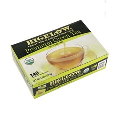 Bigelow Premium Green Tea 100% Organic-160 Individually Wrapped Tea Bags~03/2026
