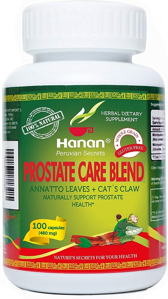 Hanan Prostasan Prostate Care Blend | 100 Capsules | Naturally Aids in Cleansing
