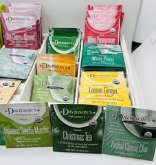 Davidson’s Organics Unwrapped Tea Bags 60 Count Variety LOT Classic Chai Honey