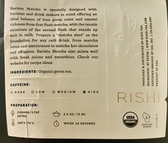 Rishi Tea Barista Matcha – Organic Japanese Matcha Green Tea Powder 50+ Servings