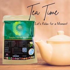 Tea Thai Herbal Caffeine Free Product of Thailand Value Pack 5 Packs (25sachets)